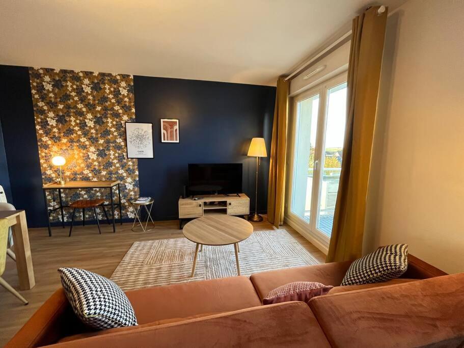 Apartmán Dahlia, Appt Cosy Avec Parking Et Balcon Caen Exteriér fotografie