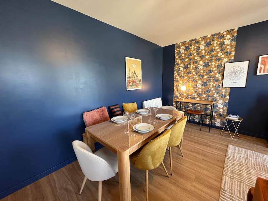 Apartmán Dahlia, Appt Cosy Avec Parking Et Balcon Caen Exteriér fotografie